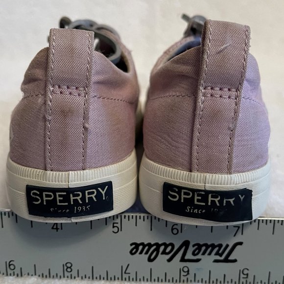 SPERRY Kids Sneakers PURPLE Canvas CREST VIBE 0722 - Picture 8 of 14